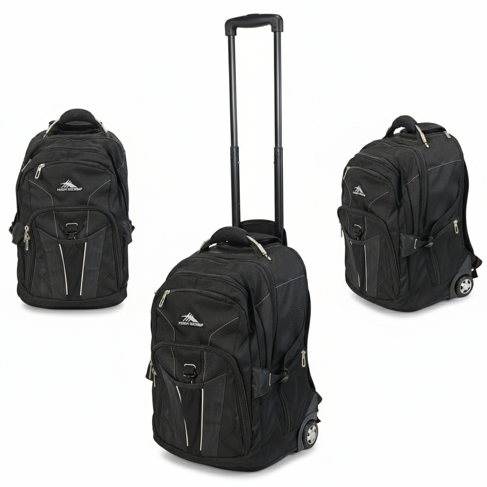 High Sierra XBT Backpack Wheeled Luggage Daypack Pilot Flight Attendant